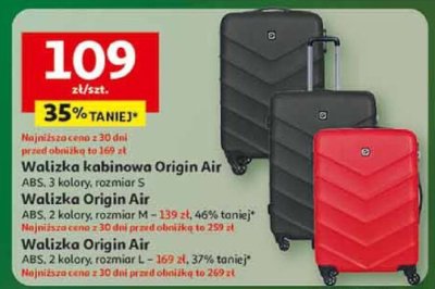 Walizka Origin Air ABS, 2 kolory, rozmiar M promocja w Auchan