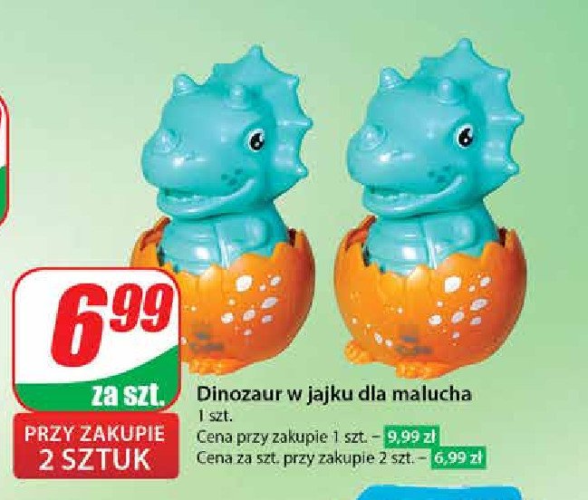 Dinozaur w jajku dla malucha promocja