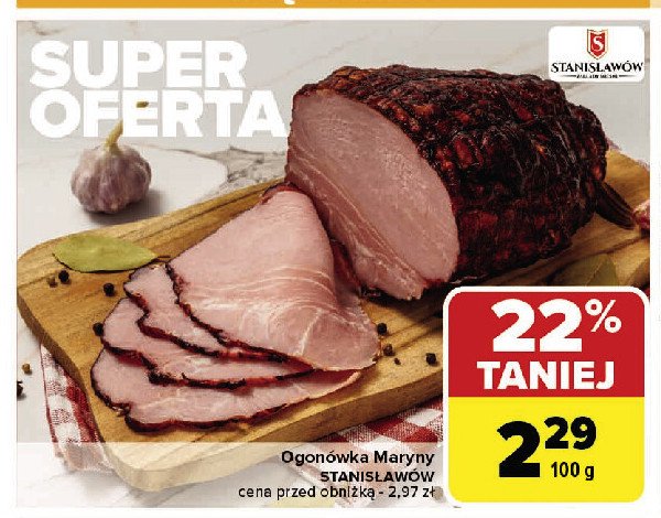 Ogonówka maryny Stanisławów promocja w Carrefour Market