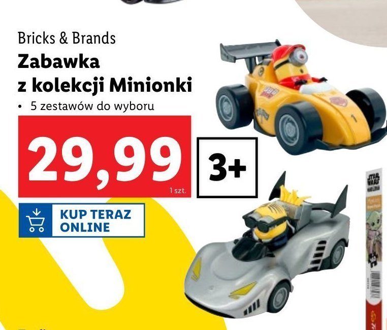 Zabawka minionki Brick & brands promocja