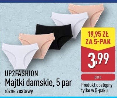 Majtki damskie UP2FASHION 5 par promocja w Aldi