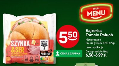 Kajzerka Tomcio Paluch szynka & ser promocja w Żabka
