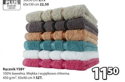 Ręcznik YSBY bawełna promocja w Jysk