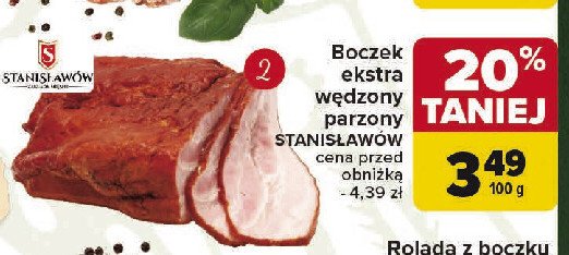 Boczek paski wędzony Stanisławów promocja