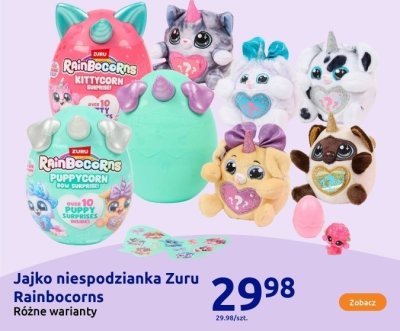Jajko niespodzianka Zuru Rainbocorns promocja w Action
