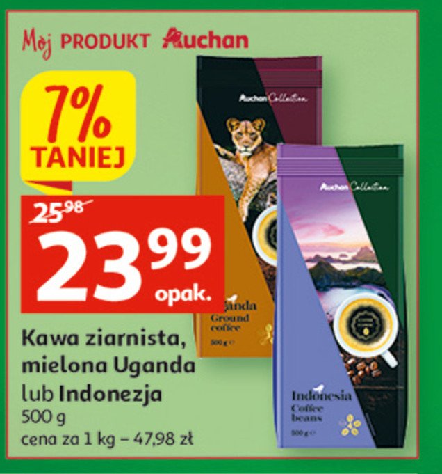 Kawa uganda Auchan promocja