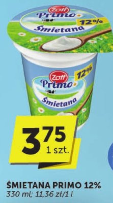 Śmietana Primo 12% 330 ml promocja w Groszek