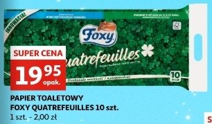 Papier toaletowy Foxy quatrefeuilles promocja