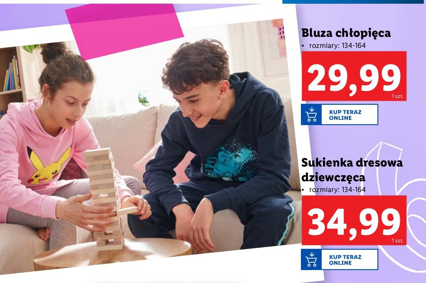 Bluza chłopięca bawełniana 134 - 164 promocja