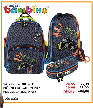 Worek szkolny Bambino st.majewski promocja