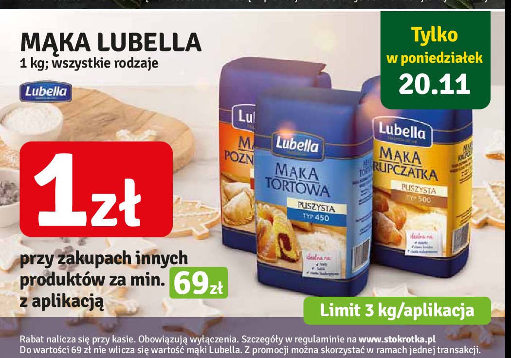Mąka poznańska Lubella mąka puszysta promocja