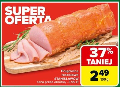 Polędwica łososiowa STANISŁAWÓW promocja w Carrefour Market