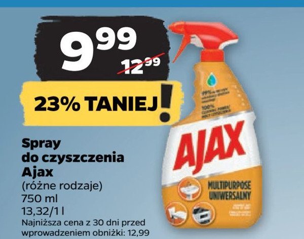 Spray do czyszczenia Ajax multipurpose Ajax . promocja