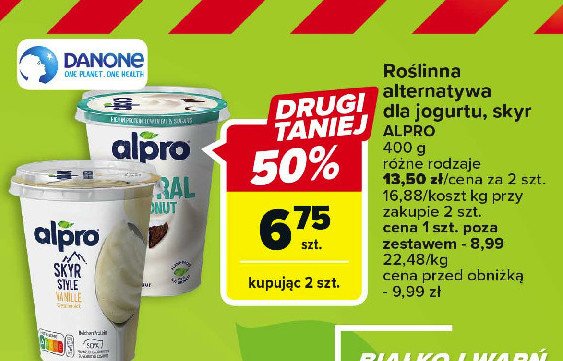 Jogurt sojowy kokosowy Alpro promocja