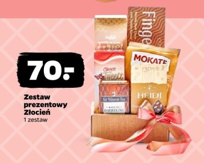 Zestaw prezentowy Złocień promocja w Netto