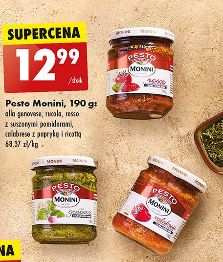 Pesto alla genovese Monini promocja