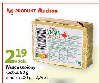 Ser topiony vegan Auchan promocja