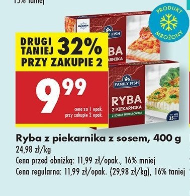 Ryba z piekarnika z sosem włoskim Family fish promocja