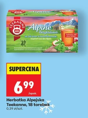 Herbatka Alpejska Teekanne promocja w Biedronka