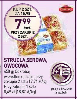 Strucla serowa Oskroba promocja