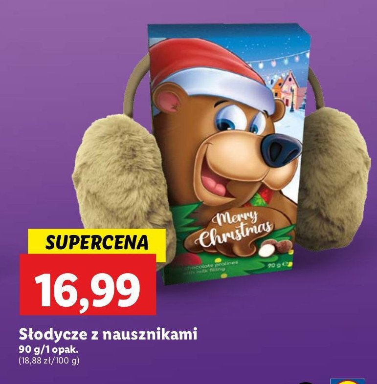 Praliny mleczne z nausznikami Millano promocja w Lidl