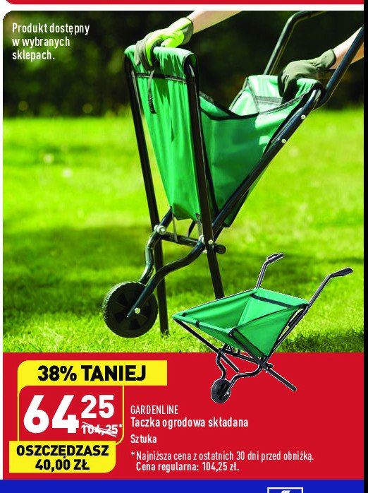 Taczka ogrodowa GARDEN LINE promocja