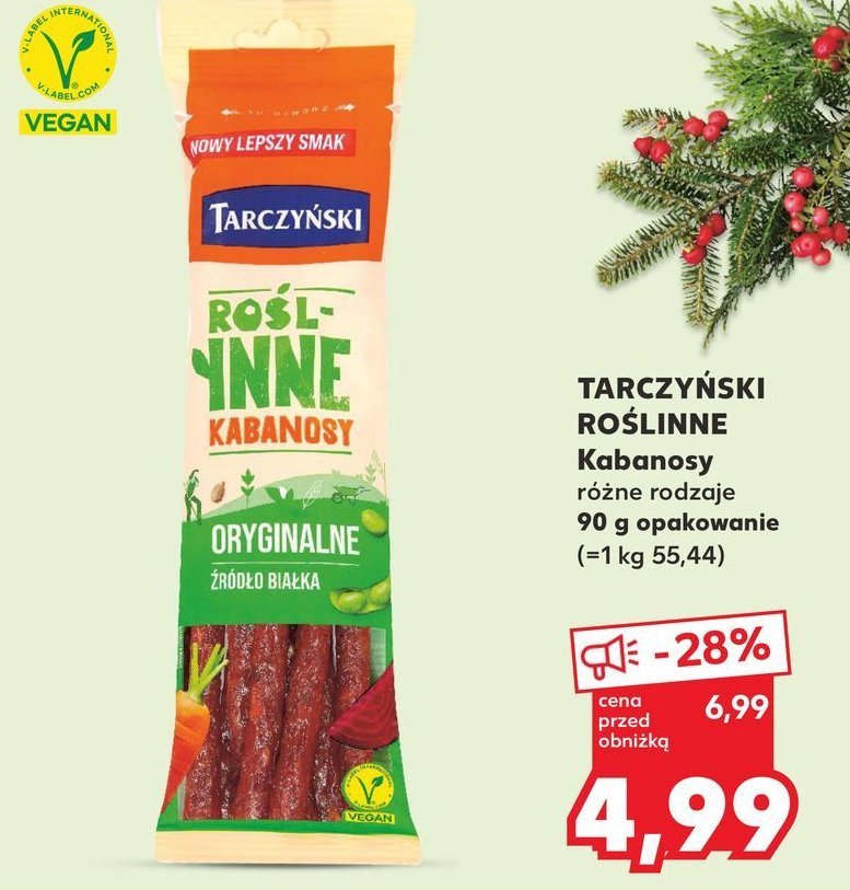 Kabanosy roślinne oryginalne promocja