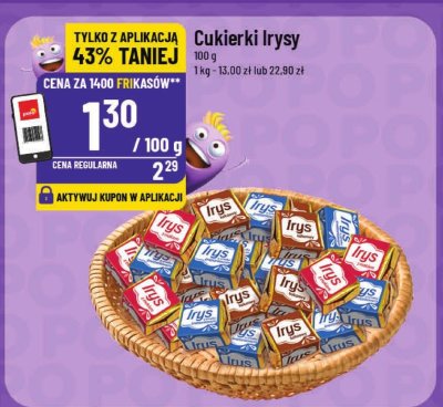 Cukierki irys Jutrzenka promocja w POLOmarket