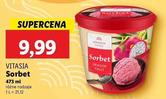 Sorbet lychee Vitasia promocja