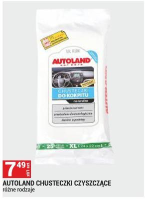 Autoland chusteczki czyszczące promocja w Merkury Market