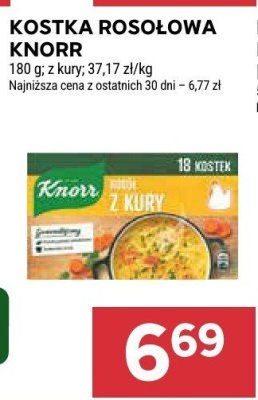 Kostka rosołowa Knorr promocja w Stokrotka