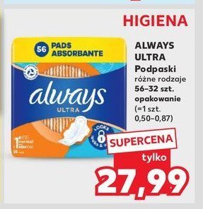 Podpaski normal Always ultra promocja