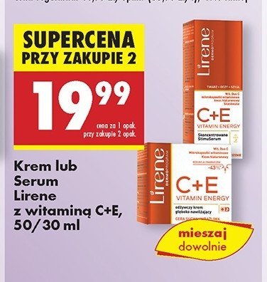Krem do twarzy Lirene c+d pro vitamin energy promocja