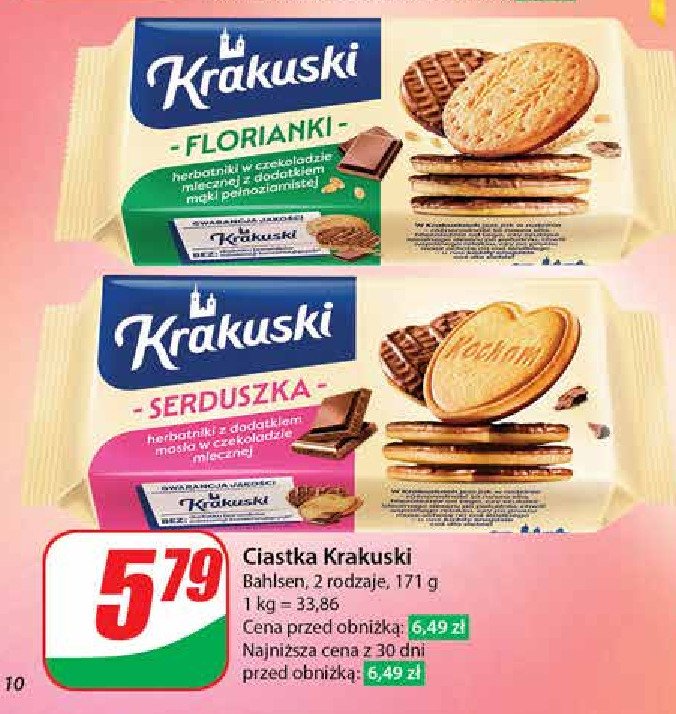 Ciastka Krakuski florianki Krakuski bahlsen promocja