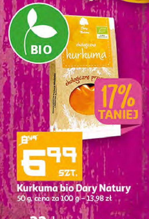 Kurkuma mielona Dary natury promocja