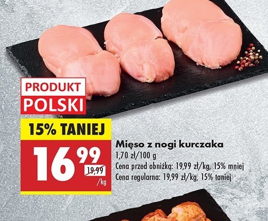 Mięso z nogi kurczaka promocja