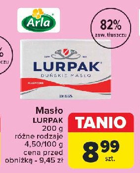 Masło klasyczne Lurpak Lurpak arla foods promocja