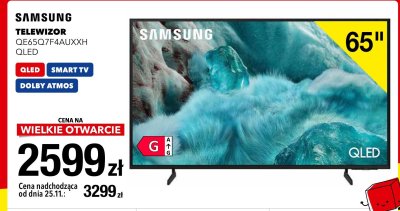Telewizor Samsung QE65Q7F4AUXXH QLED 65" promocja w RTV EURO AGD