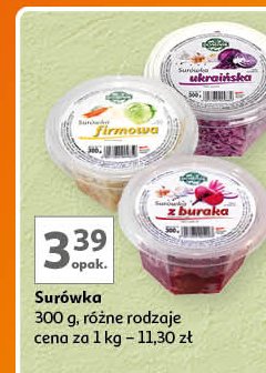 Surówka z buraka Dominik promocja w Auchan