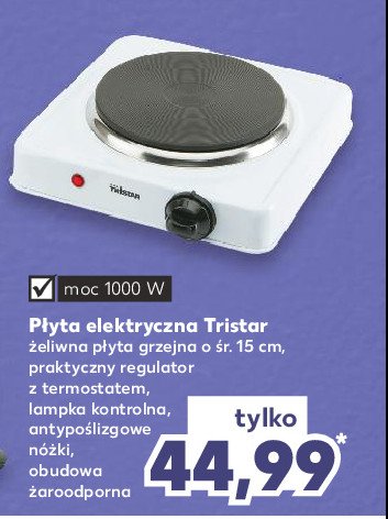Kuchenka jednop艂ytowa Tristar promocja