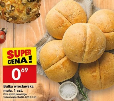 Bułka wrocławska mała, 1 szt. promocja w Twój Market