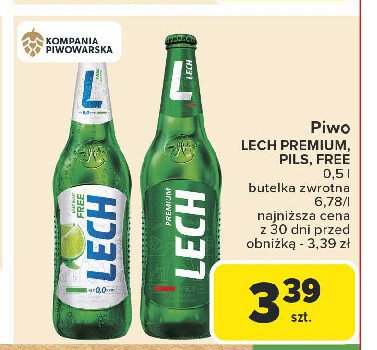 Piwo Lech promocja w Carrefour