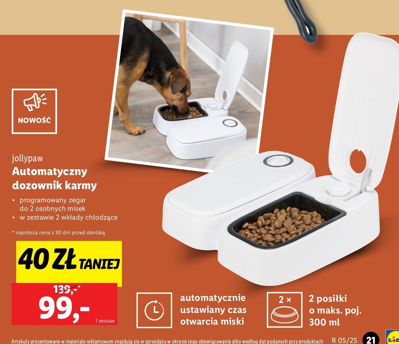 Dozownik do karmy JOLLYPAW promocja w Lidl