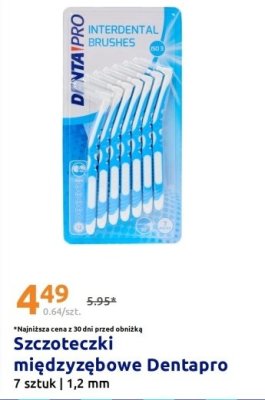 Szczoteczki międzyzębowe Dentapro promocja w Action