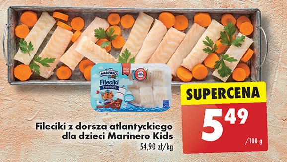 Fileciki z dorsza atlantyckiego Marinero kids promocja