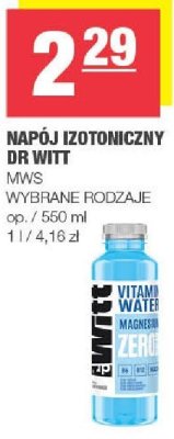 Napój izotoniczny Dr Witt MWS promocja w SPAR