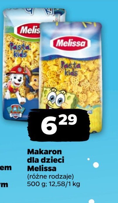 Makaron dla dzieci literki Melissa primo gusto promocja