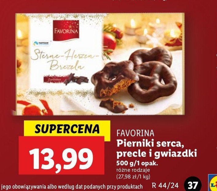 Pierniki czekoladowe Favorina promocja