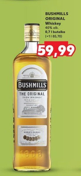 Whiskey Bushmills original promocja w Kaufland