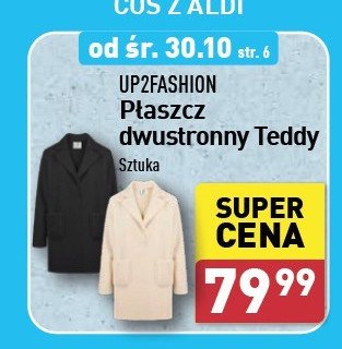 Płaszcz damski teddy Up2fashion promocja